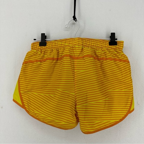 Champion Striped Atheltic Shorts Vintage Woman’s Petite Small Yellow - Picture 10 of 11